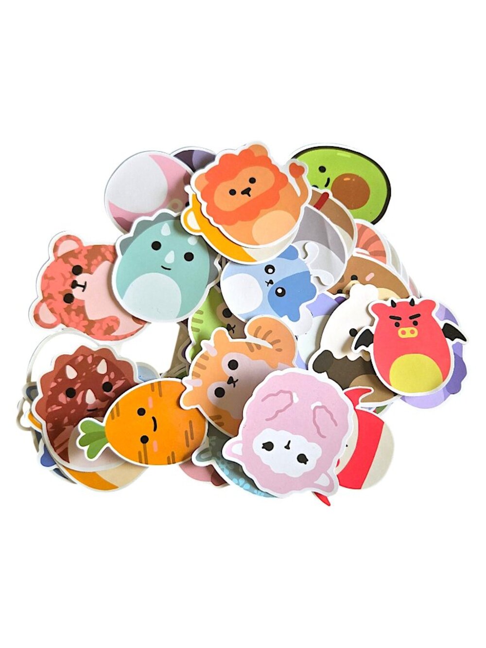 Squishmallow Sticker Pack 50ct Cute Kawaii Characters Collector Aesthetic Set